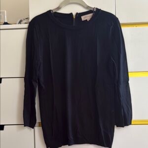 Philosophy Black Knit Top / Crewneck Sweater - Size Small